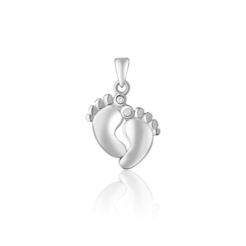 JVD - STÓPKI  - Srebro Ag925 - Wisiorek 