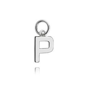 MINET - Litera P - Srebro Ag925 - Wisiorek 