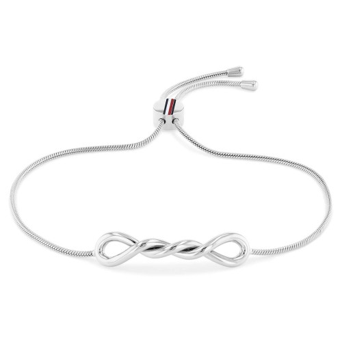 TOMMY HILFIGER 2780711 - Twist - Damska - Bransoletka ze stali nierdzewnej - Srebrna