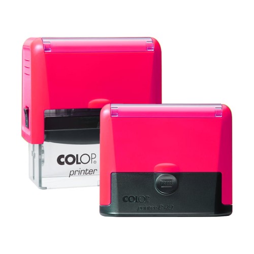 COLOP C40 PRO - 59x23mm - Neo Różowy - Pieczątka samotuszująca