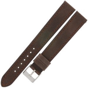 LAVVU LSAXC18 - Sport XXL - 18mm - CIEMNY BRĄZ - Skórzany pasek do zegarka