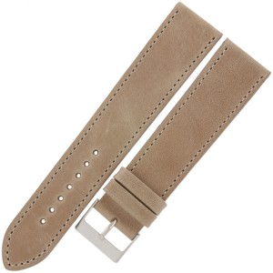 LAVVU LSAXF24 - Sport XXL - 24mm - BEŻOWY - Skórzany pasek do zegarka