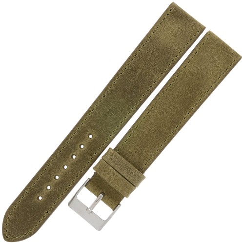 LAVVU LSAXG20 - Sport XXL - 20mm - ZIELONY - Skórzany pasek do zegarka