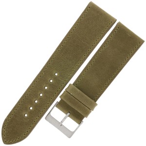 LAVVU LSAXG24 - Sport XXL - 24mm - ZIELONY - Skórzany pasek do zegarka