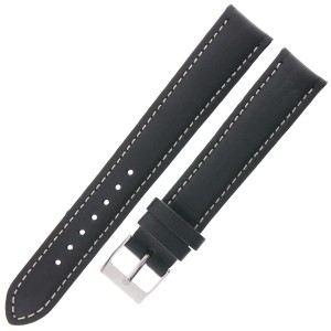 LAVVU Sport XL LSBXB18 - 18mm - Czarny - Skórzany pasek do zegarka