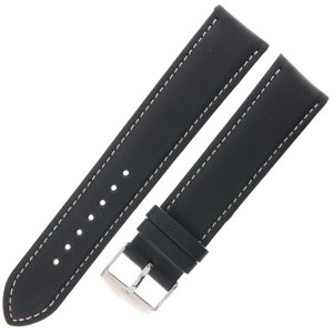 LAVVU Sport XL LSBXB22 - 22mm - Czarny - Skórzany pasek do zegarka