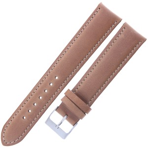 LAVVU Sport XL LSBXE20 - 20mm - Średni brąz - Skórzany pasek do zegarka