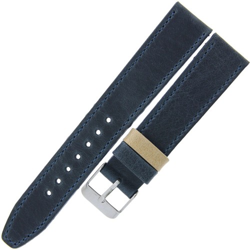 LAVVU Tailor LSOUL18 - 18mm - Granatowy - Skórzany pasek do zegarka