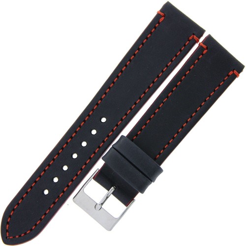 LAVVU Tailor LSPBR20 - 20mm - Czarny - Skórzany pasek do zegarka