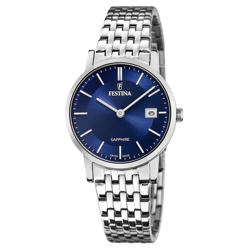 FESTINA F20019/2 - Swiss Made - Damski - Zegarek kwarcowy