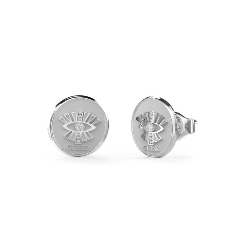 GUESS JUBE01441JWRH - Talismania - Damskie - Kolczyki ze stali nierdzewnej - Srebrne