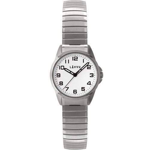 LAVVU LWL5010 - Stockholm Silver - Damski - Zegarek na bransolecie rozciąganej