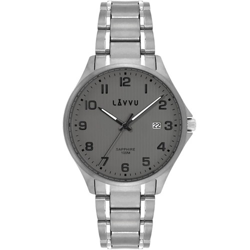 LAVVU LWM0152 - Titanium Lillehammer - Męski - Zegarek na bransolecie