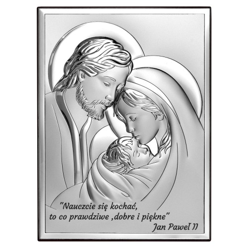 BELTRAMI - 13x18cm - Obrazek ŚWIĘTA RODZINA - Cytat