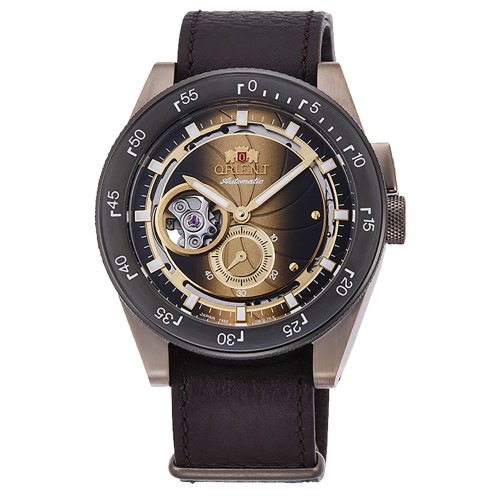 ORIENT RA-AR0204G00B - Retro Future Camera Automatic - Męski - Zegarek na pasku skórzanym