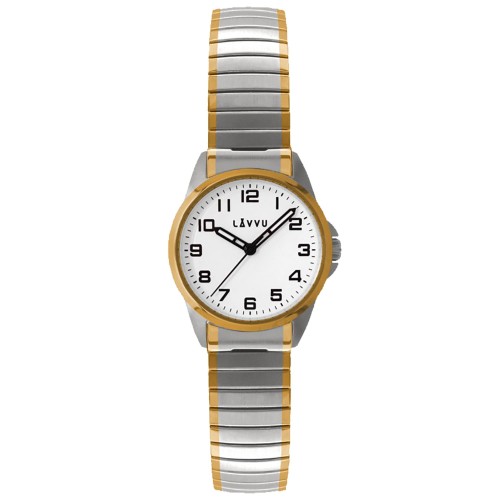LAVVU LWL5014 - Stockholm Bicolor - Damski - Zegarek na bransolecie rozciąganej