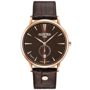 ROAMER 980812 49 55 09 - Vanguard Slim Line Small Second - Męski - Zegarek kwarcowy