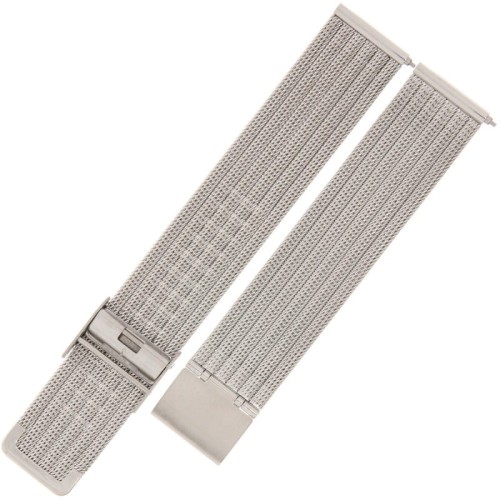 MORELLATO Kali Metallo - SREBRNA - 20mm - Bransoleta do zegarka mesh