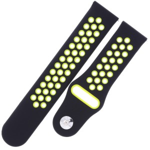 MORELLATO Paroo (EC) - CZARNY/Żółty - 22mm - Silikonowy pasek do zegarka