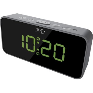 JVD SB3212.1 - 13x6,1mm - SZARY / Zielony - Budzik elektroniczny