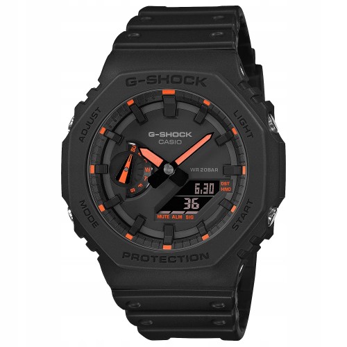 CASIO GA-2100-1A4ER - G-Shock Octagon - Męski - Zegarek sportowy