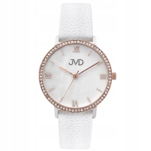 JVD J4183.3 - Fashion - Damski - Zegarek na pasku skórzanym