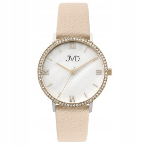 JVD J4183.2 - Fashion - Damski - Zegarek na pasku skórzanym