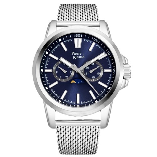 PIERRE RICAUD P60034.5115QF - Męski - Zegarek na bransolecie