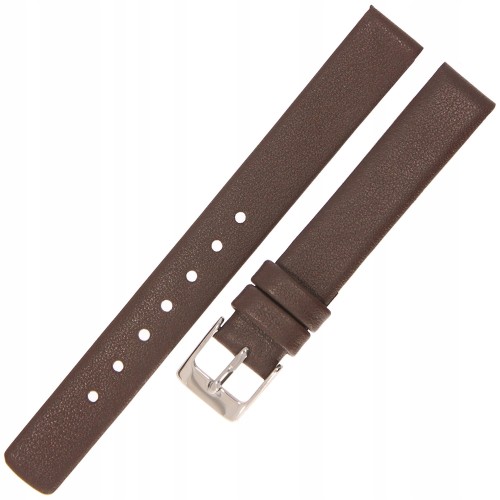 HORIDO 1158 - CIEMNY BRĄZ - 12mm - Skórzany pasek do zegarka