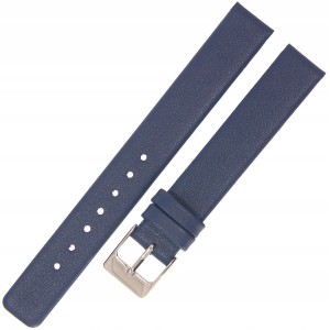 HORIDO 1158 - GRANATOWY - 14mm - Skórzany pasek do zegarka