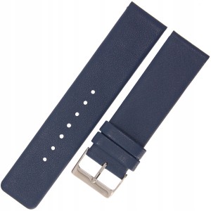 HORIDO 1158 - GRANATOWY - 22mm - Skórzany pasek do zegarka