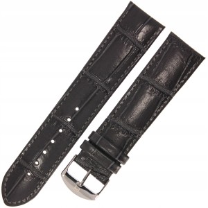 HORIDO 1320 - SZARY - 22mm - Skórzany pasek do zegarka