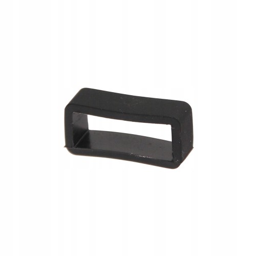 PACIFIC L20 - CZARNY - 20mm - Silikonowa szlufka do paska