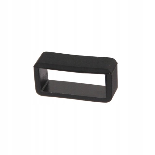 PACIFIC L14 - CZARNY - 20mm - Silikonowa szlufka do paska