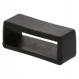Szlufka do paska - PCV - Czarna - 20mm
