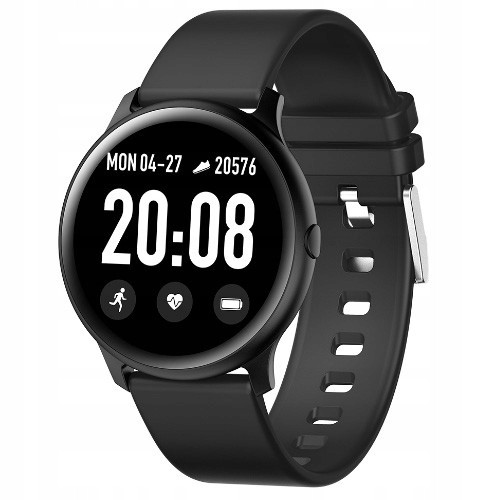 RUBICON RNCE40 - Black/Black - Smartwatch na pasku