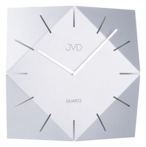 JVD HB21.2 - 28,5x28,5cm - SREBRNY - Zegar ścienny
