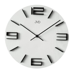 JVD HC32.1 - 30cm - BIAŁY (imitacja drewna) - Zegar ścienny