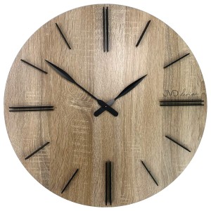 JVD HC38.2 - 50cm - BRĄZOWY - Zegar ścienny