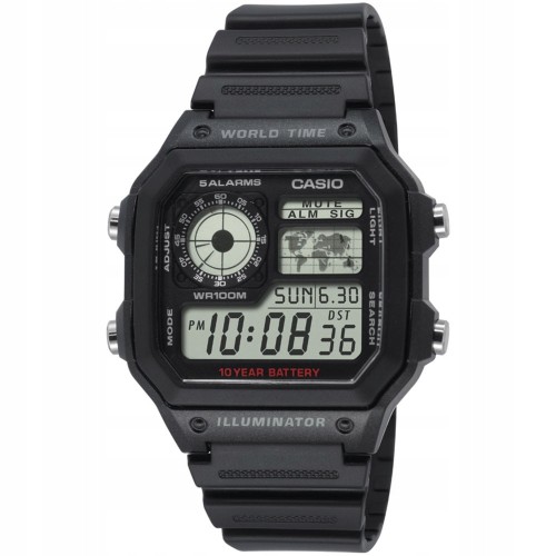 CASIO AE-1200WH-1AVEF - Sport - Męski - Zegarek kwarcowy
