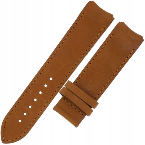 TISSOT T610029092 - 21mm - JASNY BRĄZ - Skórzany pasek do zegarka - T013420A