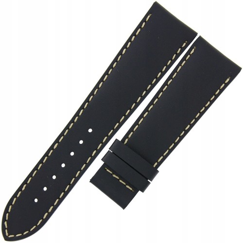 CERTINA C610014634 - 22mm - Czarny - Skórzany pasek do zegarka