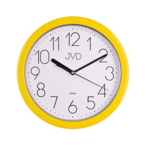 JVD HP612.12 - 25cm - ŻÓŁTY - Zegar ścienny