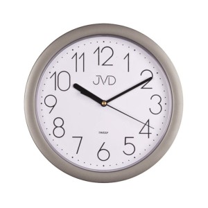 JVD HP612.7 - 25cm - SREBRNY - Zegar ścienny