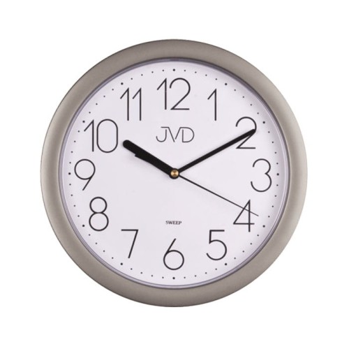 JVD HP612.7 - 25cm - SREBRNY - Zegar ścienny