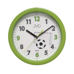 JVD HP612.D4 - 25cm - ZIELONY (Piłka) - Zegar ścienny