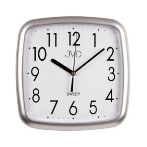 JVD HP615.2 - 25x25cm - SREBRNY - Zegar ścienny