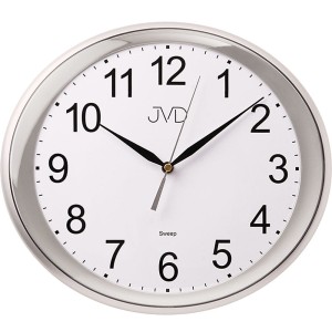 JVD HP664.6 - 30x27cm - PERŁOWY - Zegar ścienny