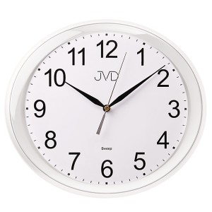 JVD HP664.9 - 30x27cm - BIAŁY - Zegar ścienny