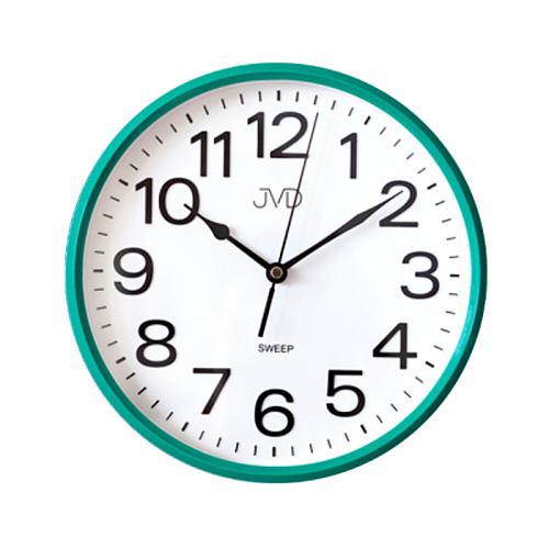 JVD HP683.4 - 25,5cm - ZIELONY - Zegar ścienny